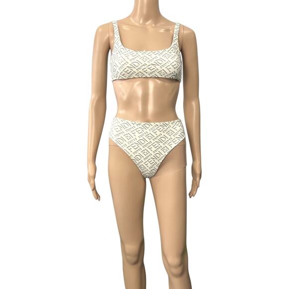 Fendi x SKIMS Logo Bathing Suit - Picture 1 of 9